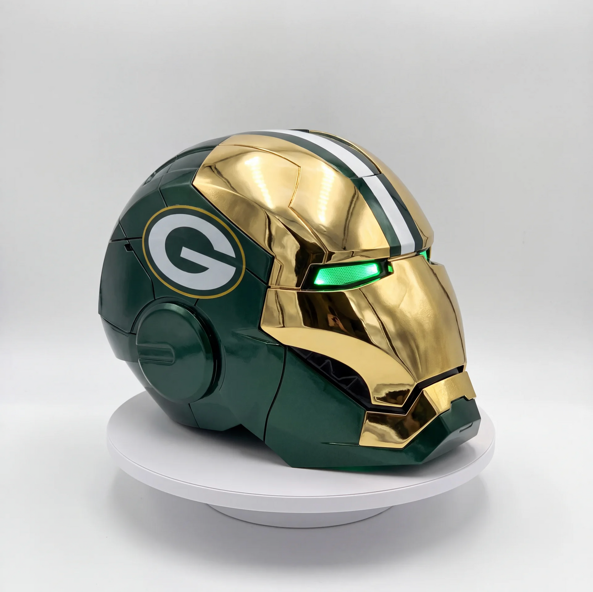 Motorized Iron Man Helmet, Voice, Touch & Remote Control