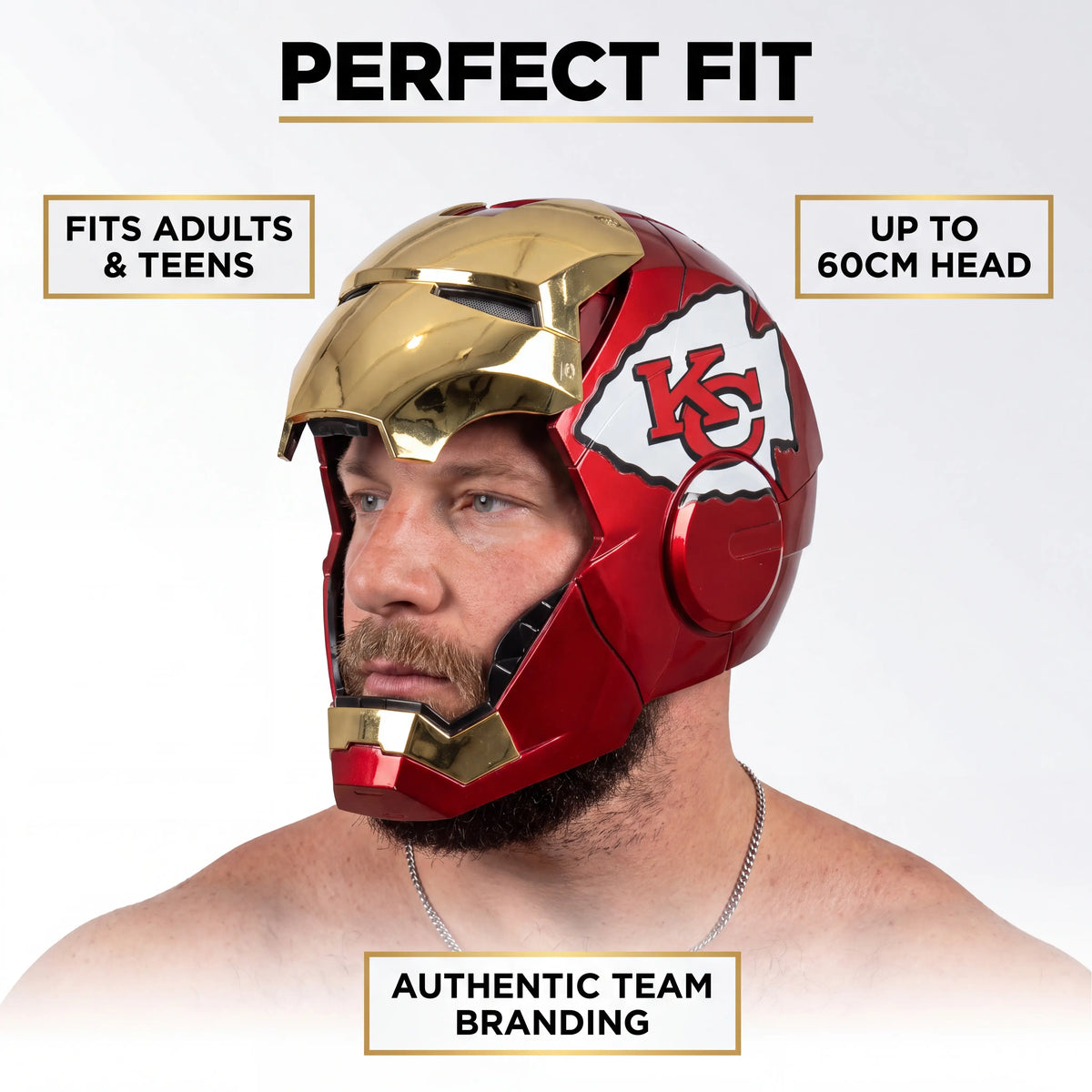 Motorized Iron Man Helmet, Voice, Touch & Remote Control